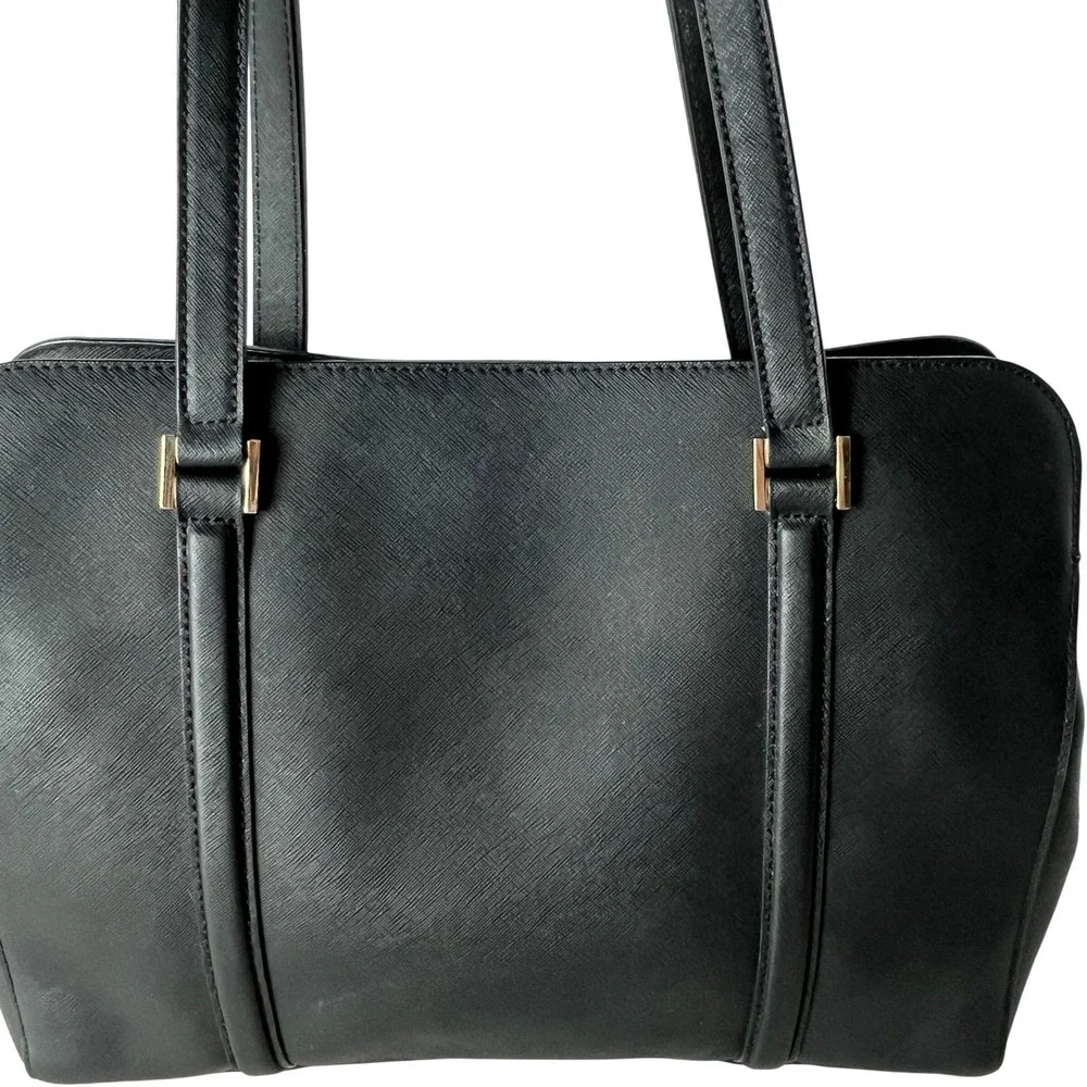 Kate Spade Newbury Lane Briar‎ Tote Black Saffiano Leather Work Bag Large